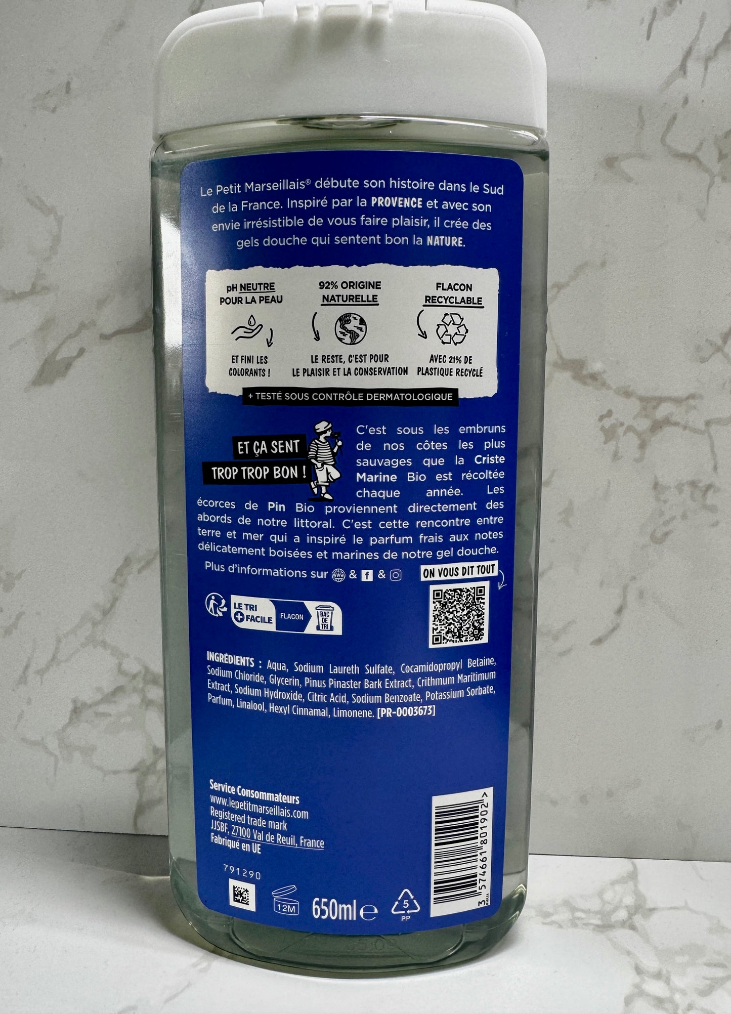 Le Petit Marseillais - Pin & Criste Marine / Pinie & Kiefer maritim 650ml