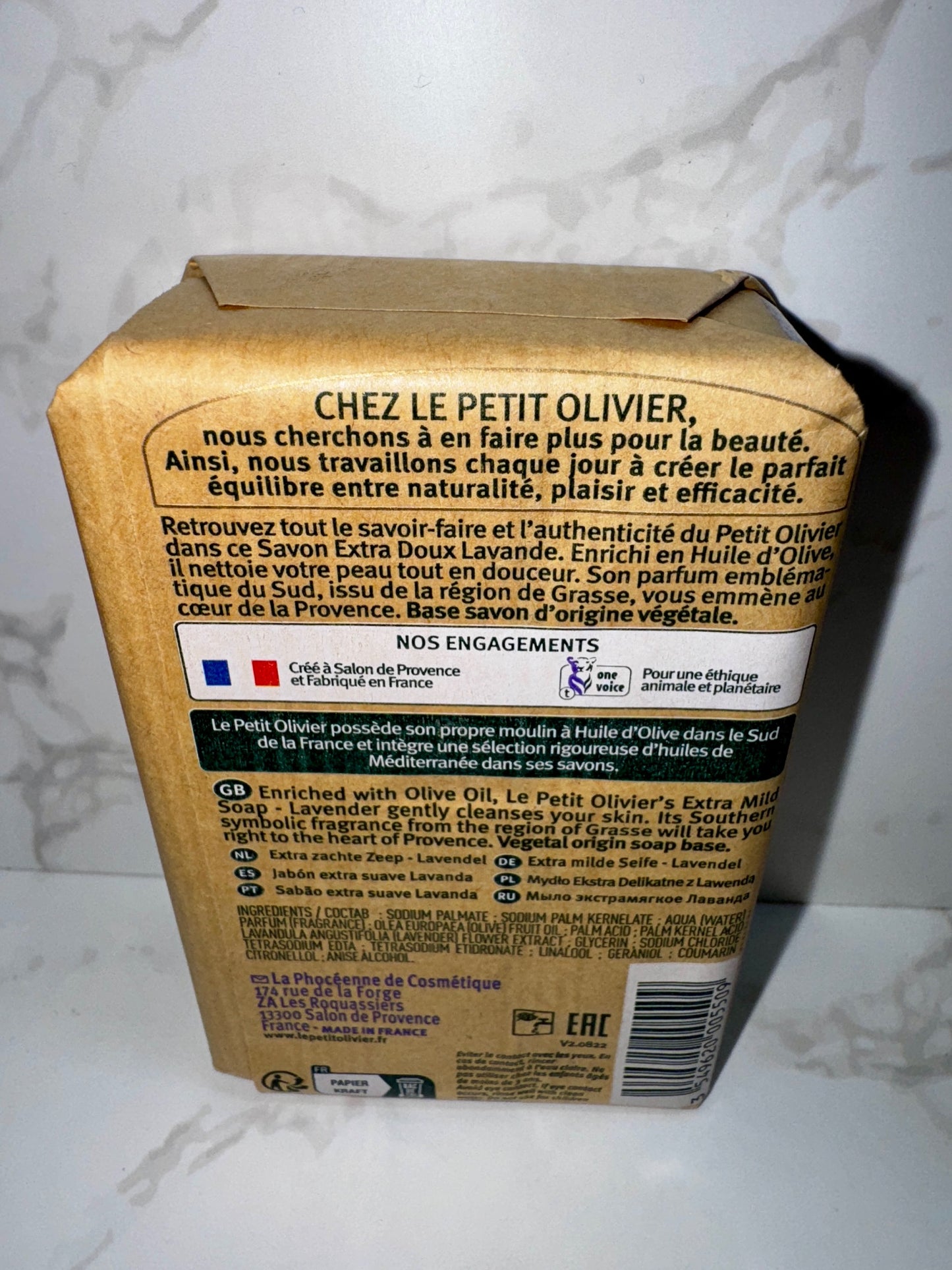 Le Petit Olivier - Savon Extra Doux Lavande / Lavendel-Seife 250g