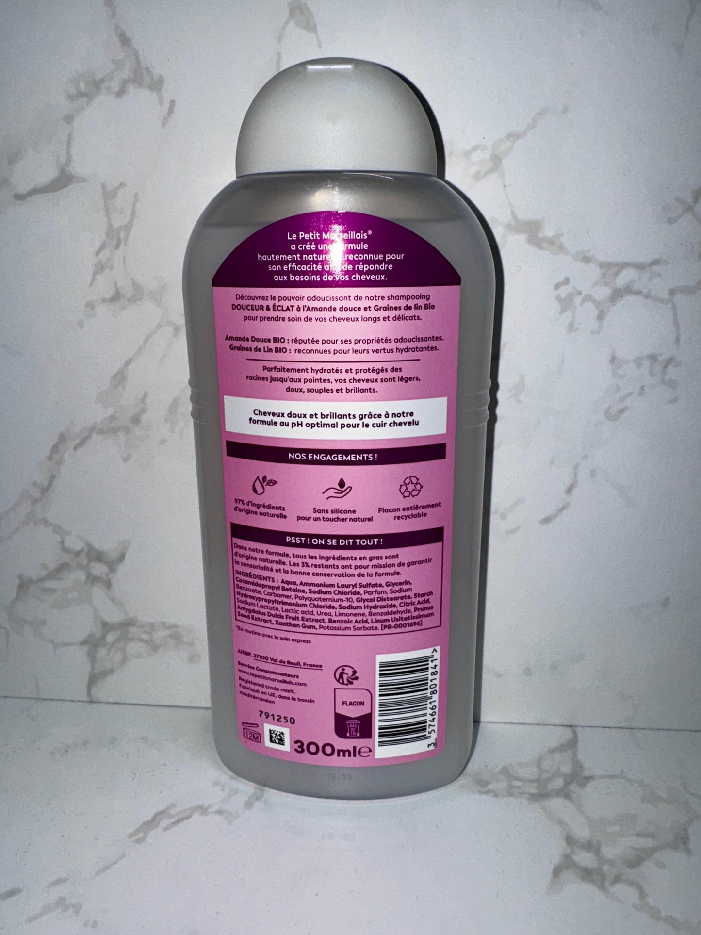 Le Petit Marseillais - Shampooing Amande douce et Graines de lin