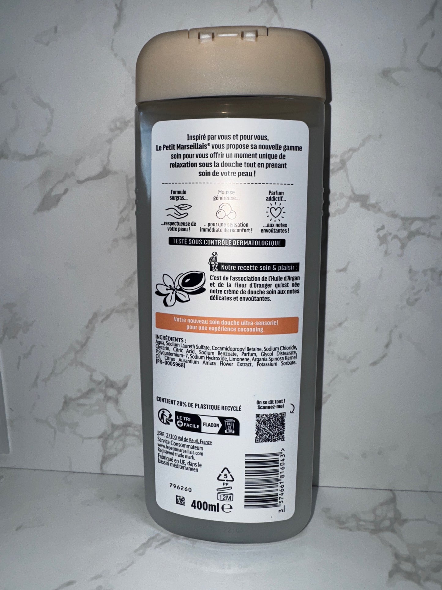 Le Petit Marseillais -Le Rituel Douceur Peau satinée 400ml