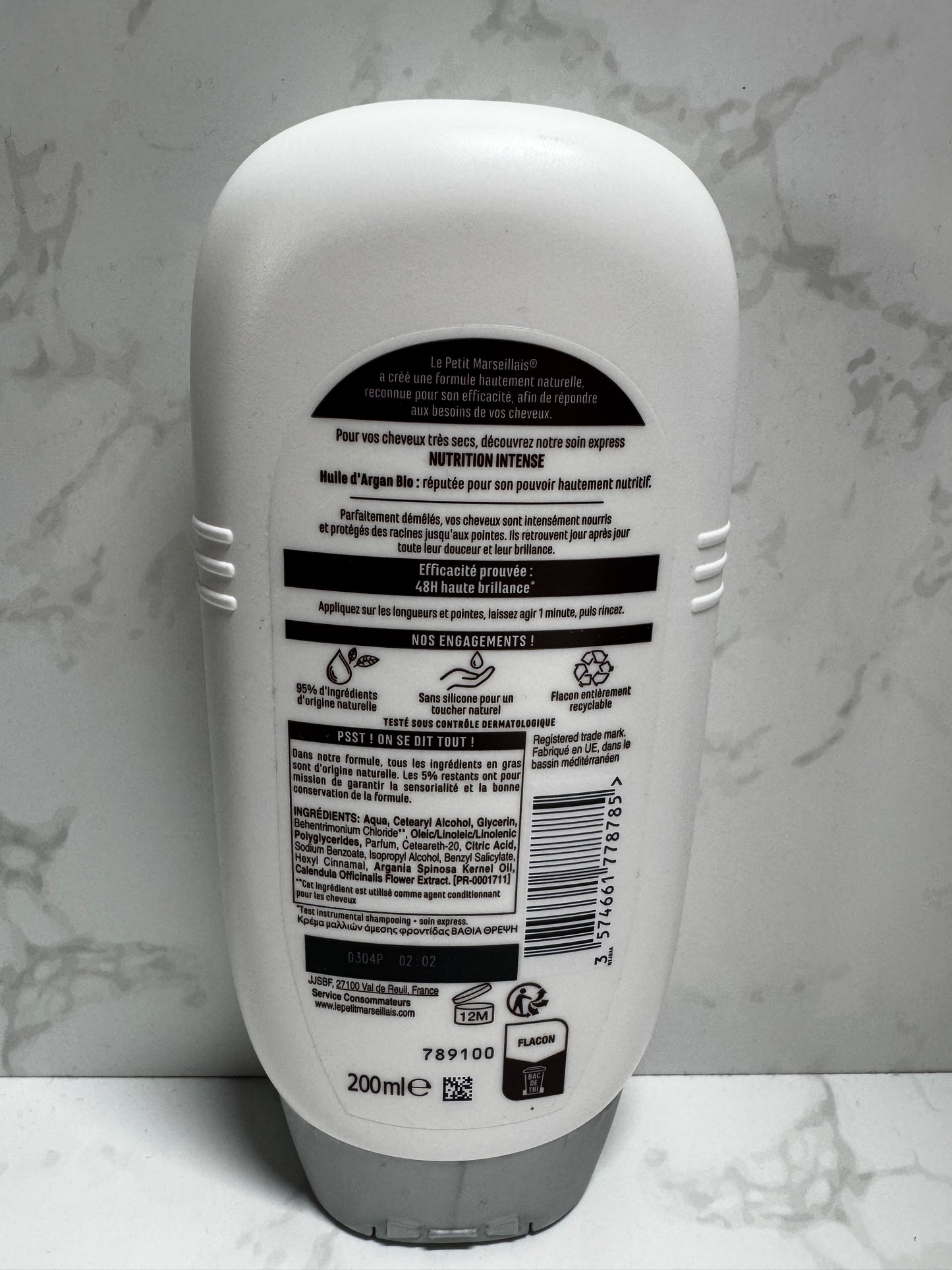 Le Petit Marseillais - Soin Express Argan Cheveux très secs