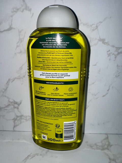 Le Petit Marseillais - Shampooing Purifiant Ortie & Citron / Shampoo Brennnesssel & Zitrone 300ml