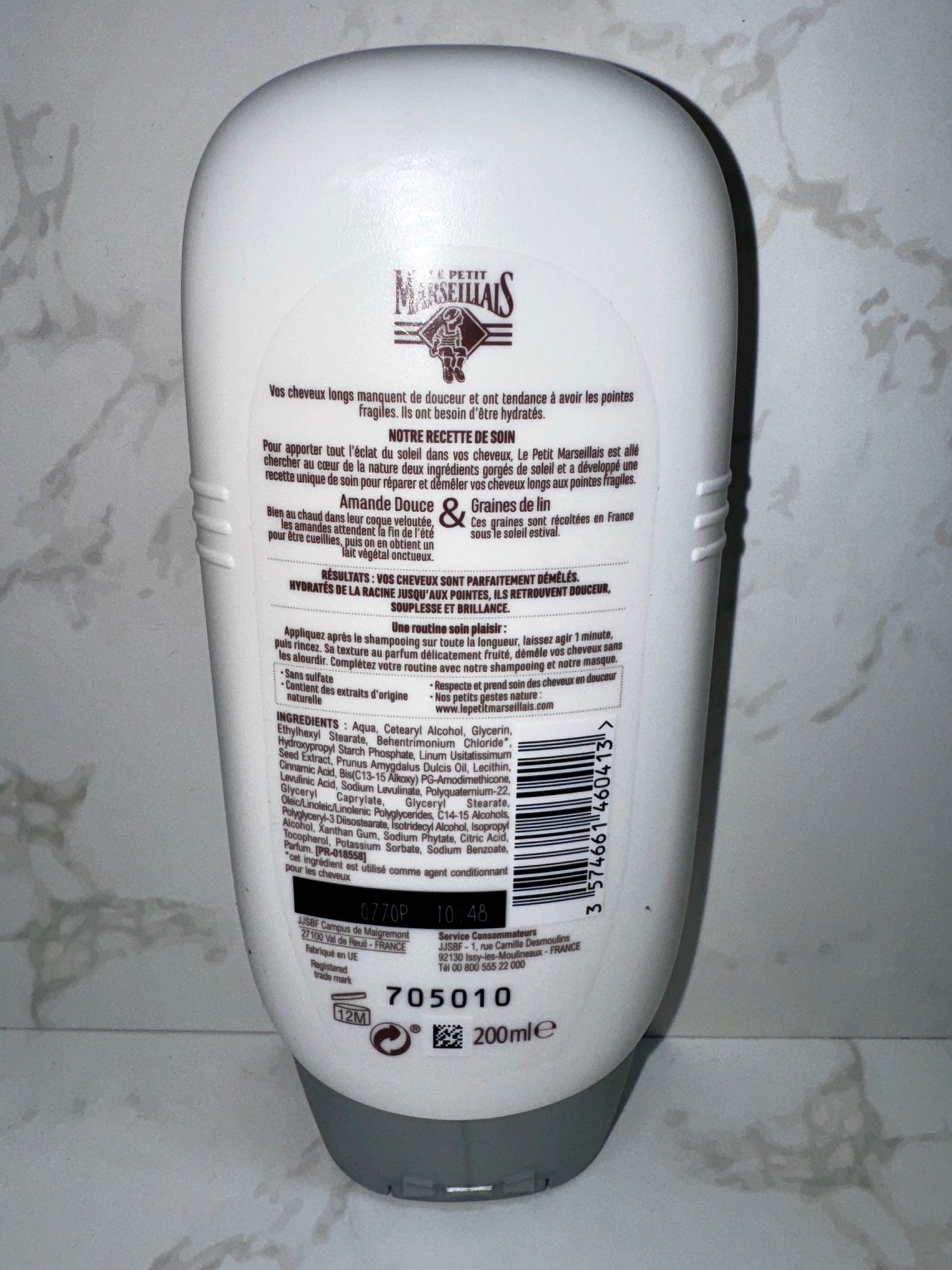 Le Petit Marseillais - Soin Express Douceur & Éclat à l’Amande et aux Graines de lin / Express-Pflege Mandel & Leinsamen 200ml