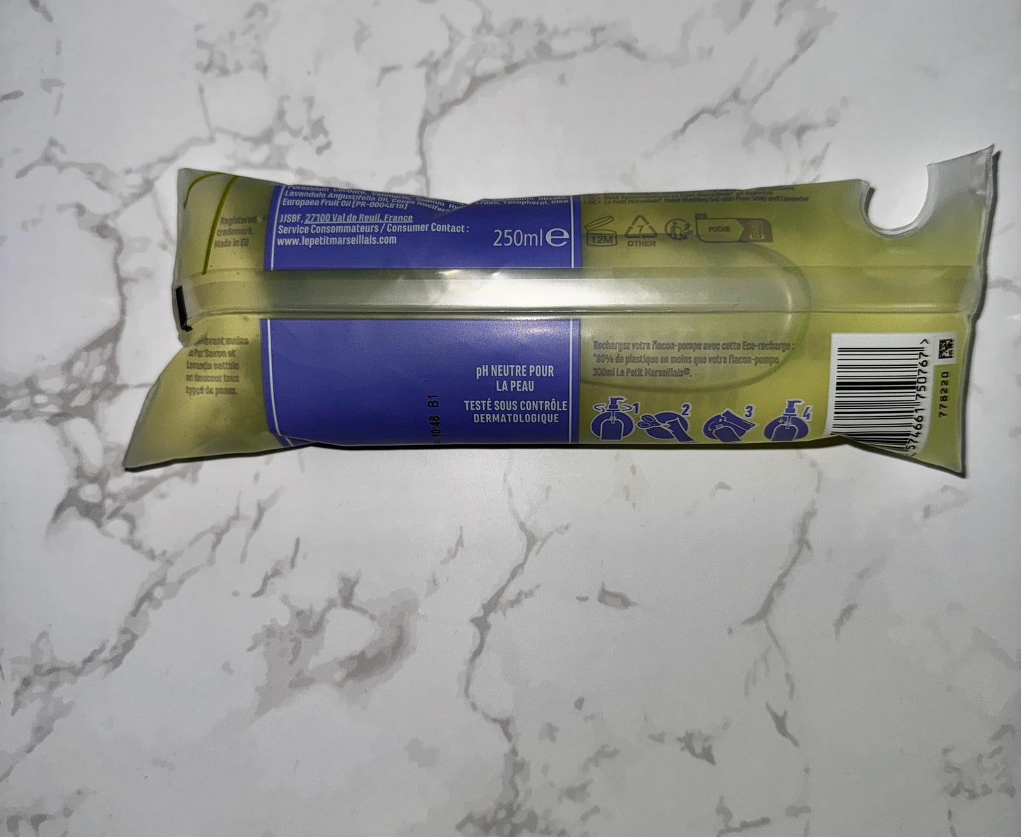 Le Petit Marseillais - Gel Lavant Pur Savon & Lavande / Flüssigseife Reine Seife & Lavendel 250ml NFP