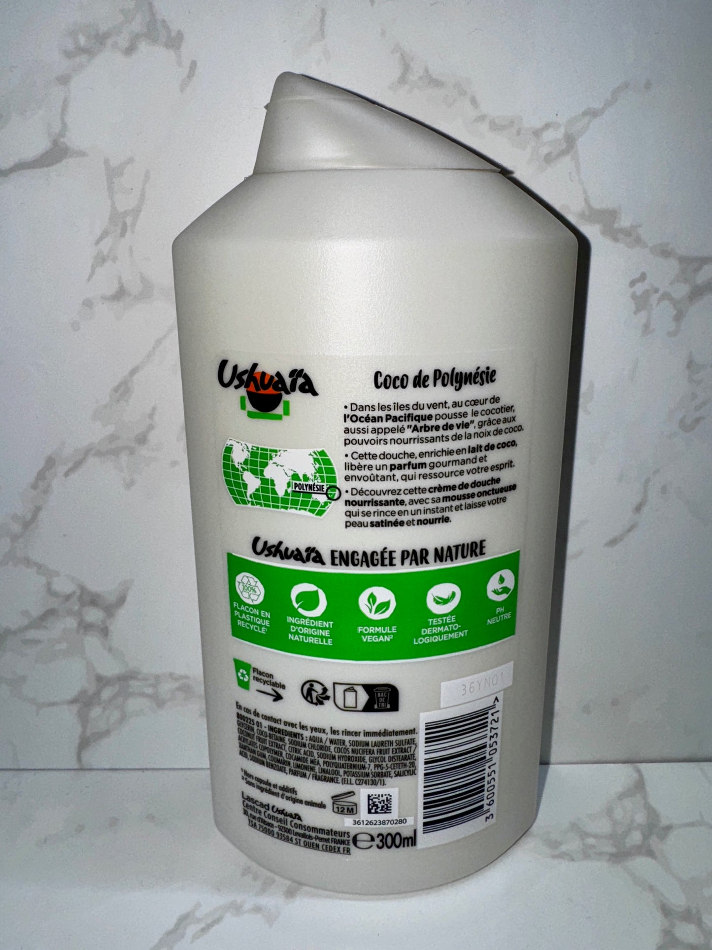 Ushuaïa - Crème douche Coco / Cremedusche Kokos 300ml