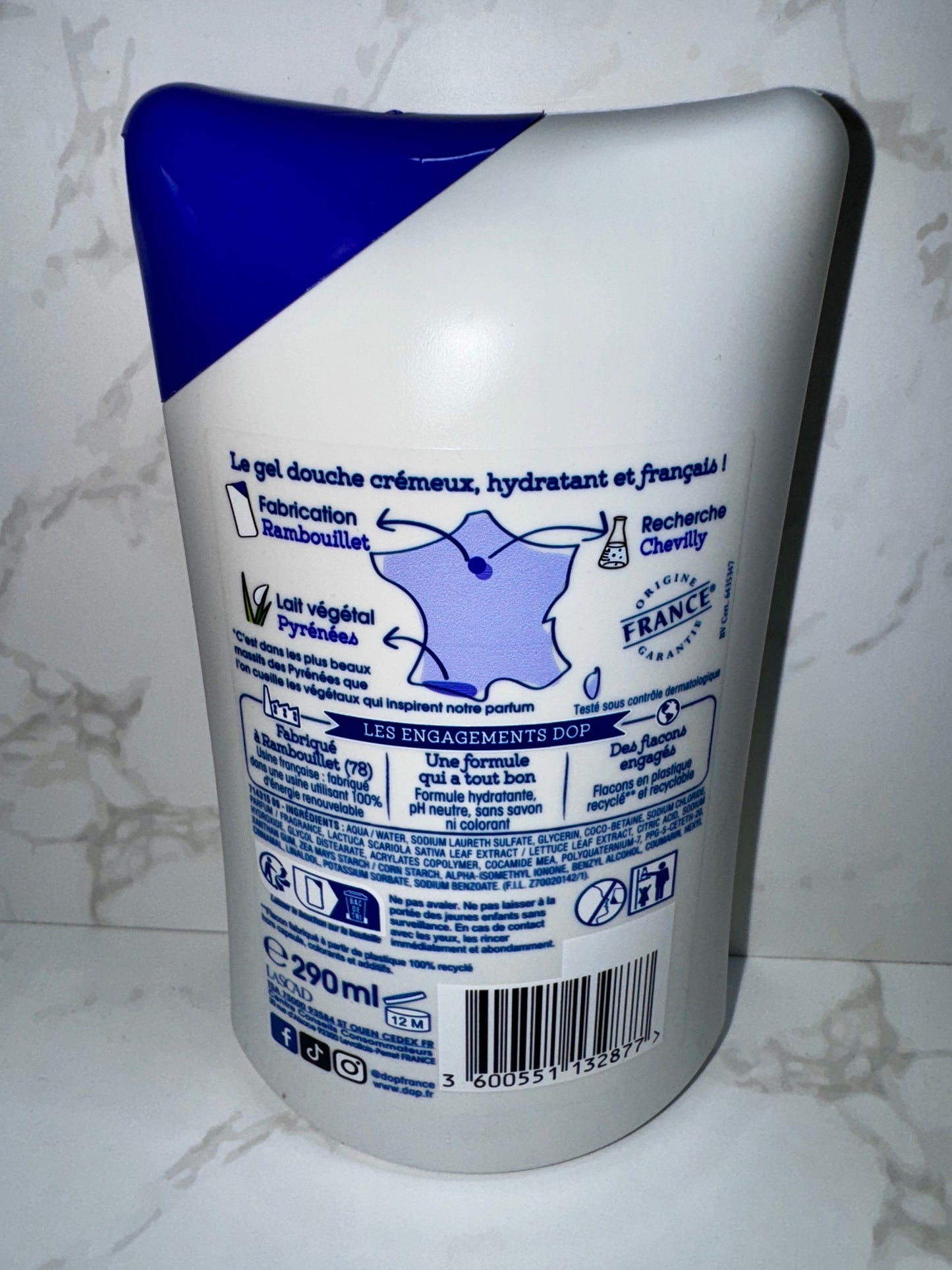 DOP - Douche Crème Douceurs de nos Régions au Lait Végétal des Pyrénées
