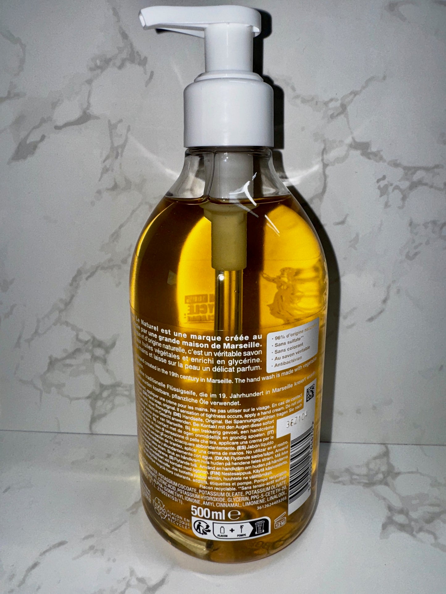 Savon le Naturel extra Pur de Marseille / reine Flüssigseife Natur 500ml