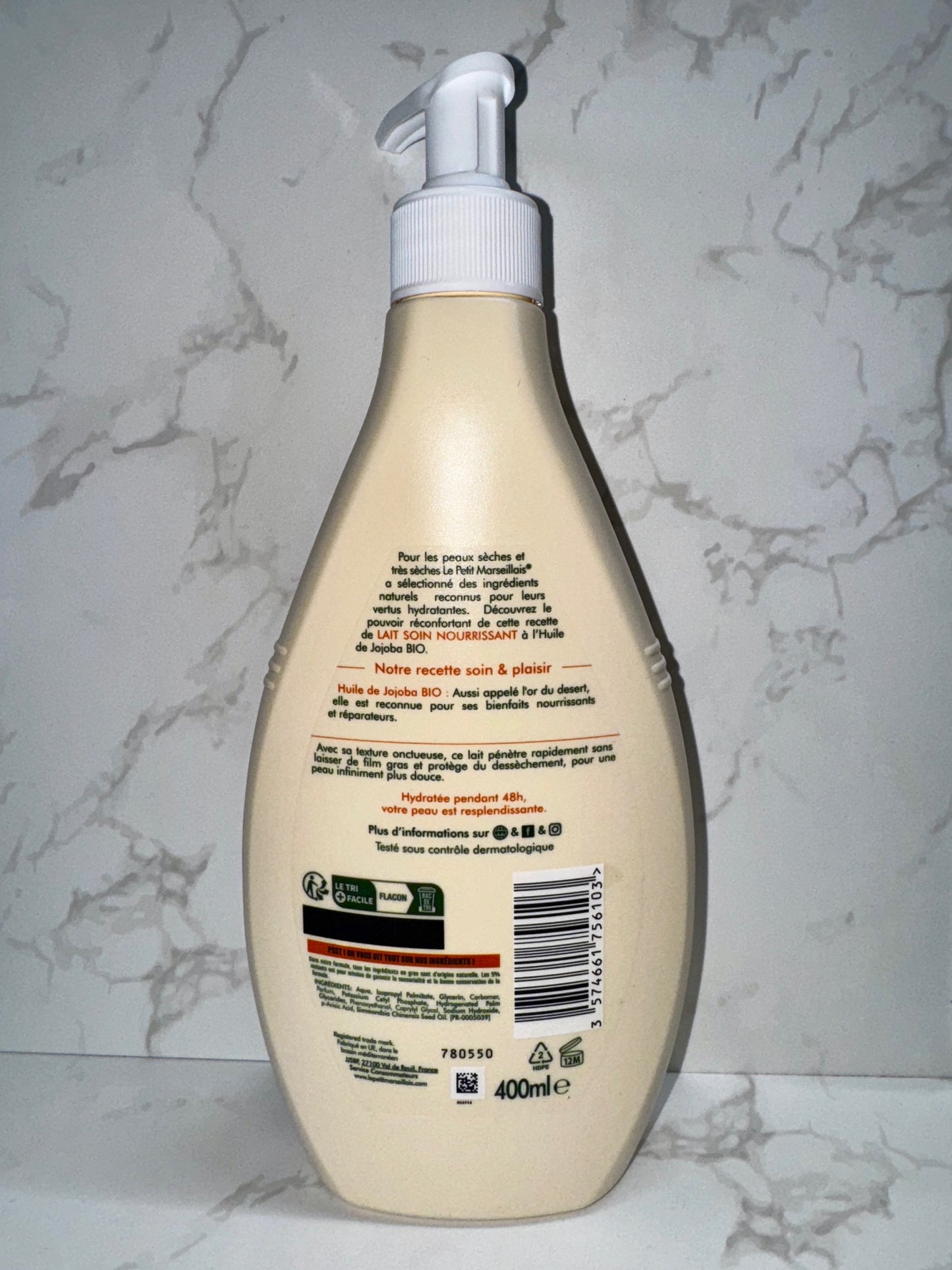 Le Petit Marseillais - Lait Soin Nourrissant Jojoba / Pflegemilch Jojoba 400ml