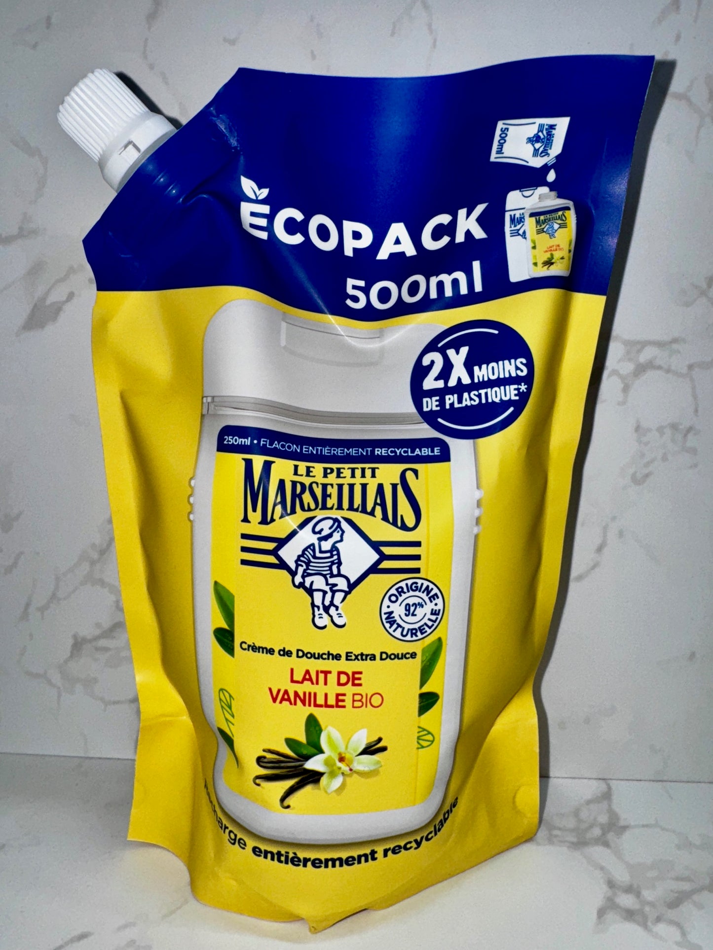 Le Petit Marseillais - Crème Douche Lait de Vanille / Vanille-Milch Cremedusche 500ml NFP