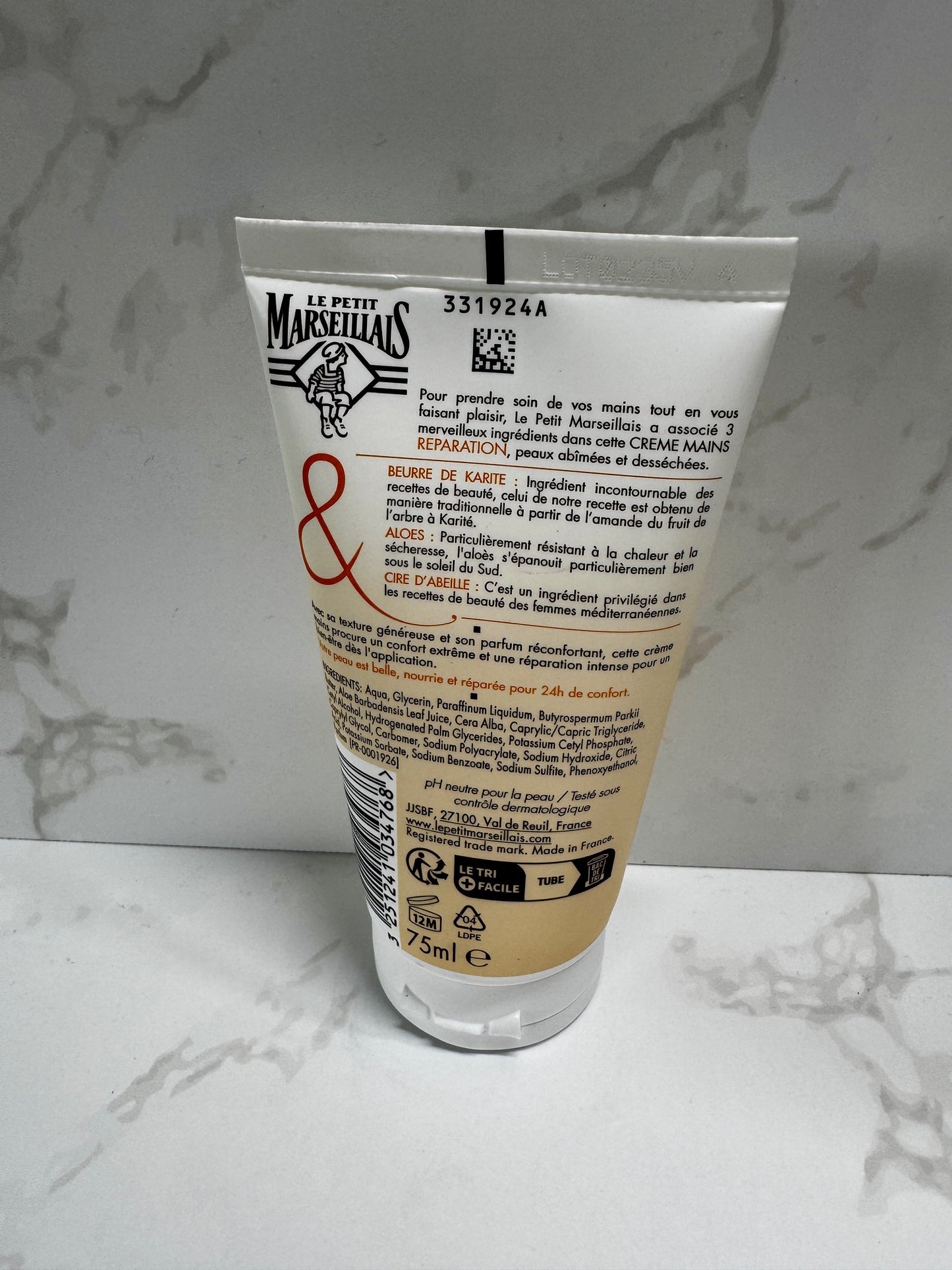 Le Petit Marseillais - Creme Mains Reparation / reparierende Handcreme 75ml