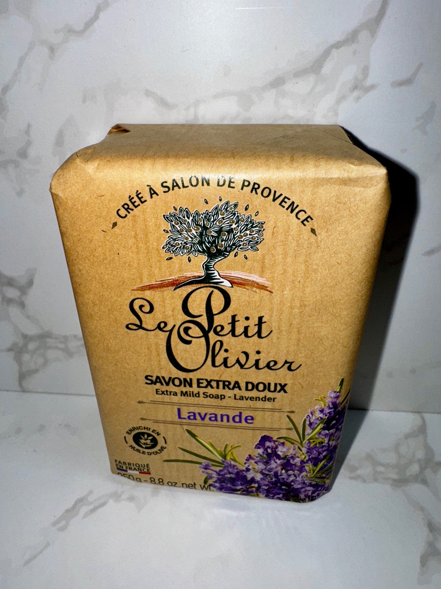 Le Petit Olivier - Savon Extra Doux Lavande / Lavendel-Seife 250g