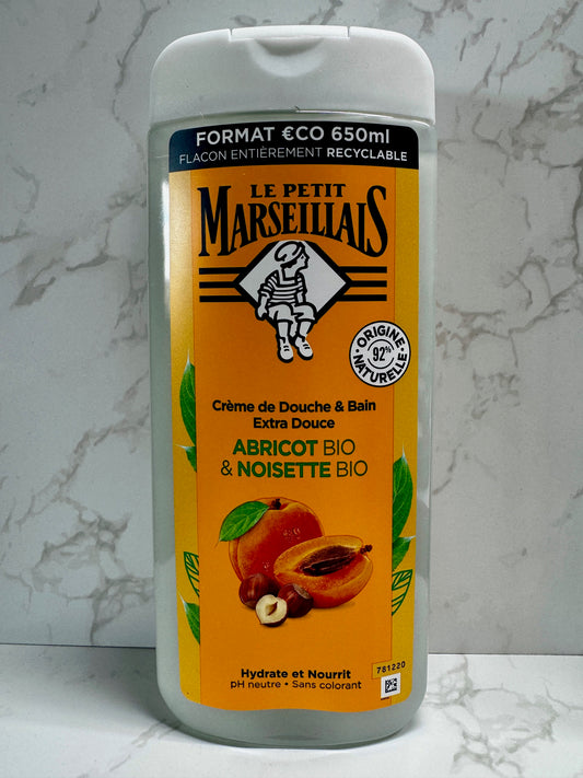 Le Petit Marseillais - Crème Douche & Bain Abricot & Noisette / Aprikose-Haselnuss Cremedusche & Badezusatz 650ml