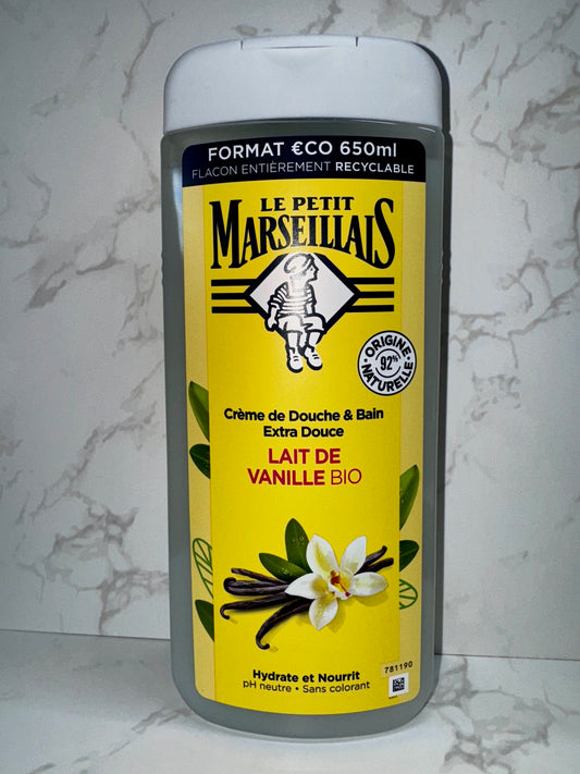 Le Petit Marseillais - Crème Douche & Bain Lait de Vanille / Vanille-Milch Cremedusche & Badezusatz 650ml