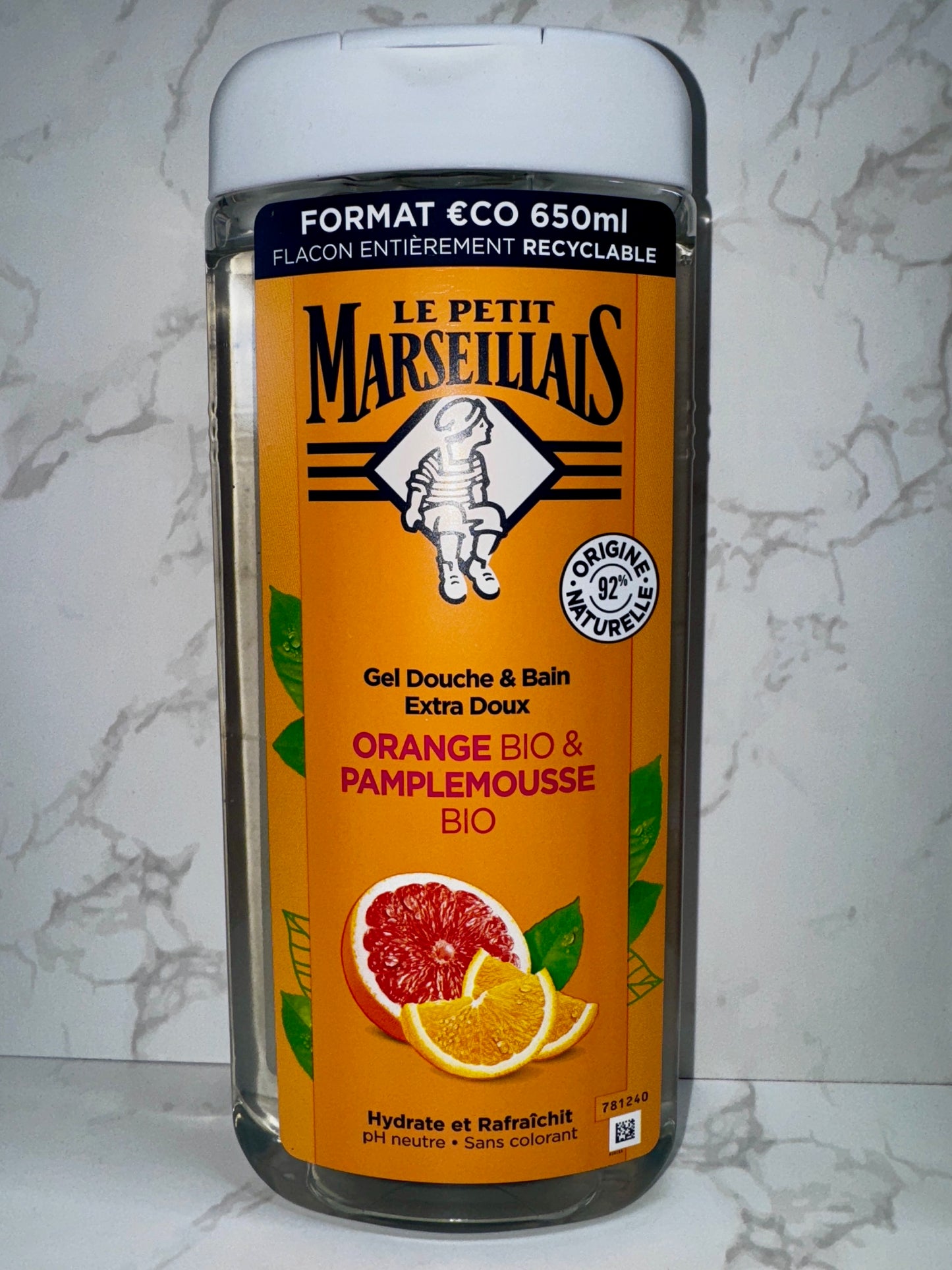Le Petit Marseillais - Gel Douche & Bain Orange & Pamplemousse / Duschgel & Badezusatz 650ml