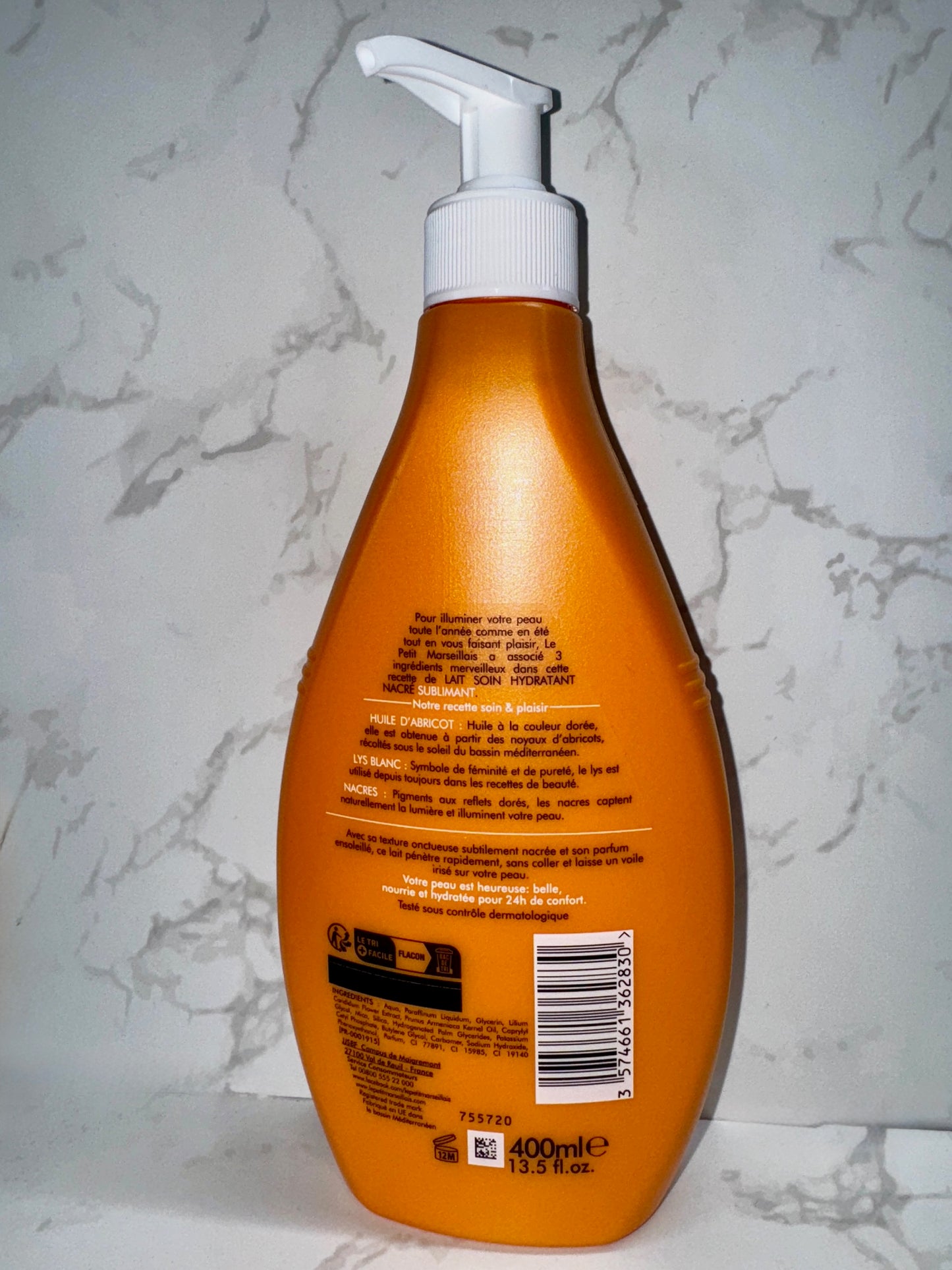 Le Petit Marseillais - Lait Soin Hydratant Nacré / Feuchtigkeits-Pflegemilch 400ml