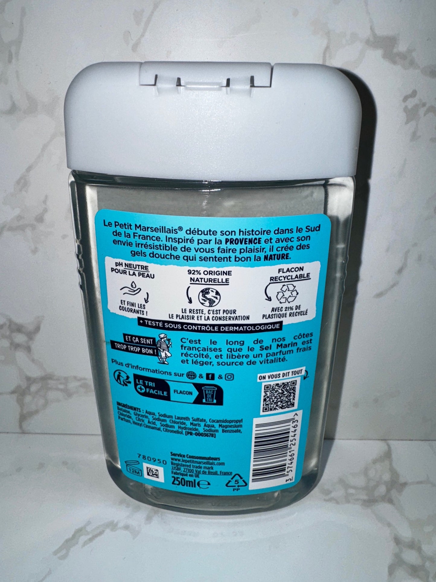 Le Petit Marseillais - Gel Douche Sel Marin / Meersalz Duschgel 250ml