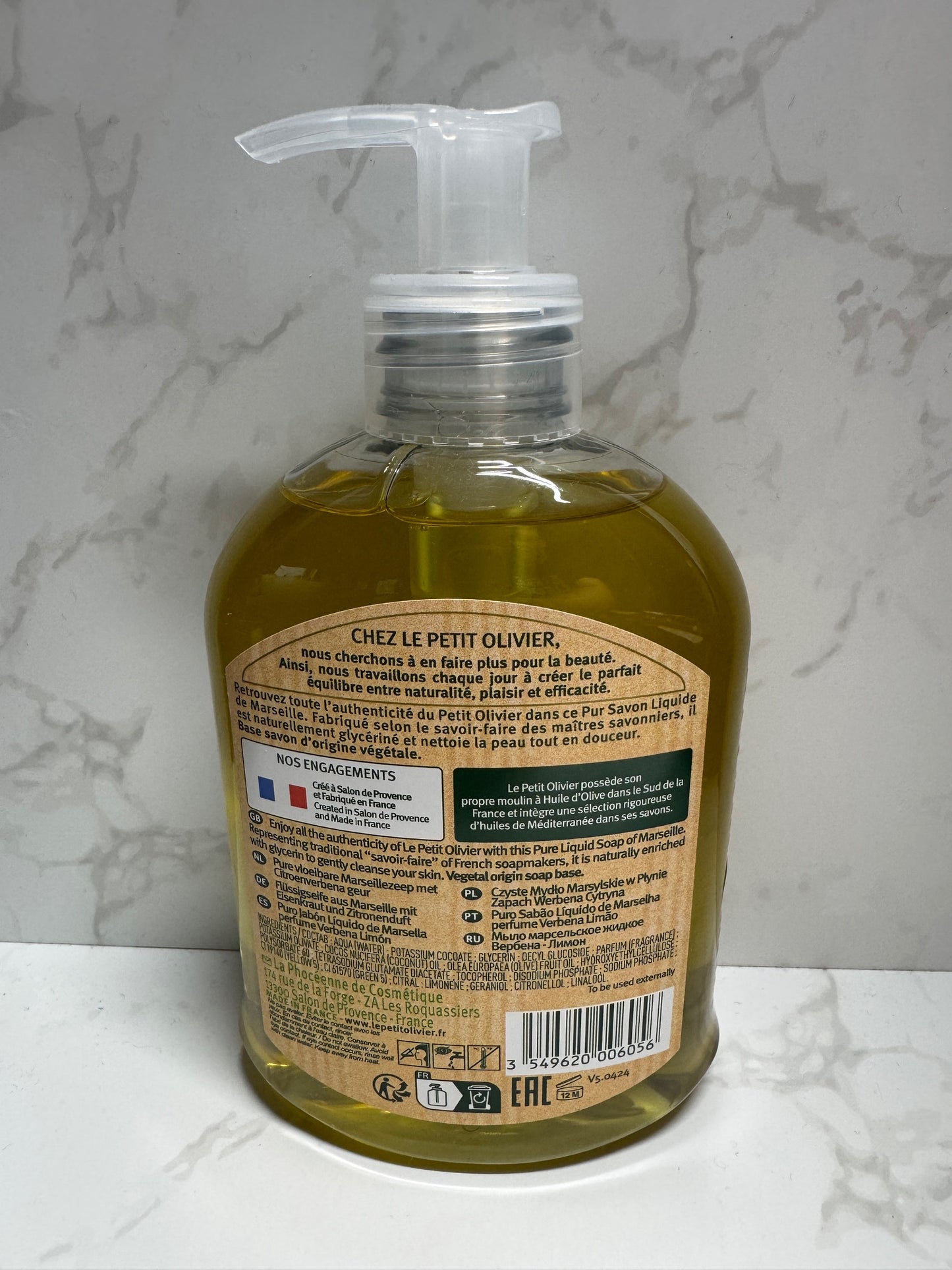 Le Petit Olivier - Savon Parfum Verveine Citron