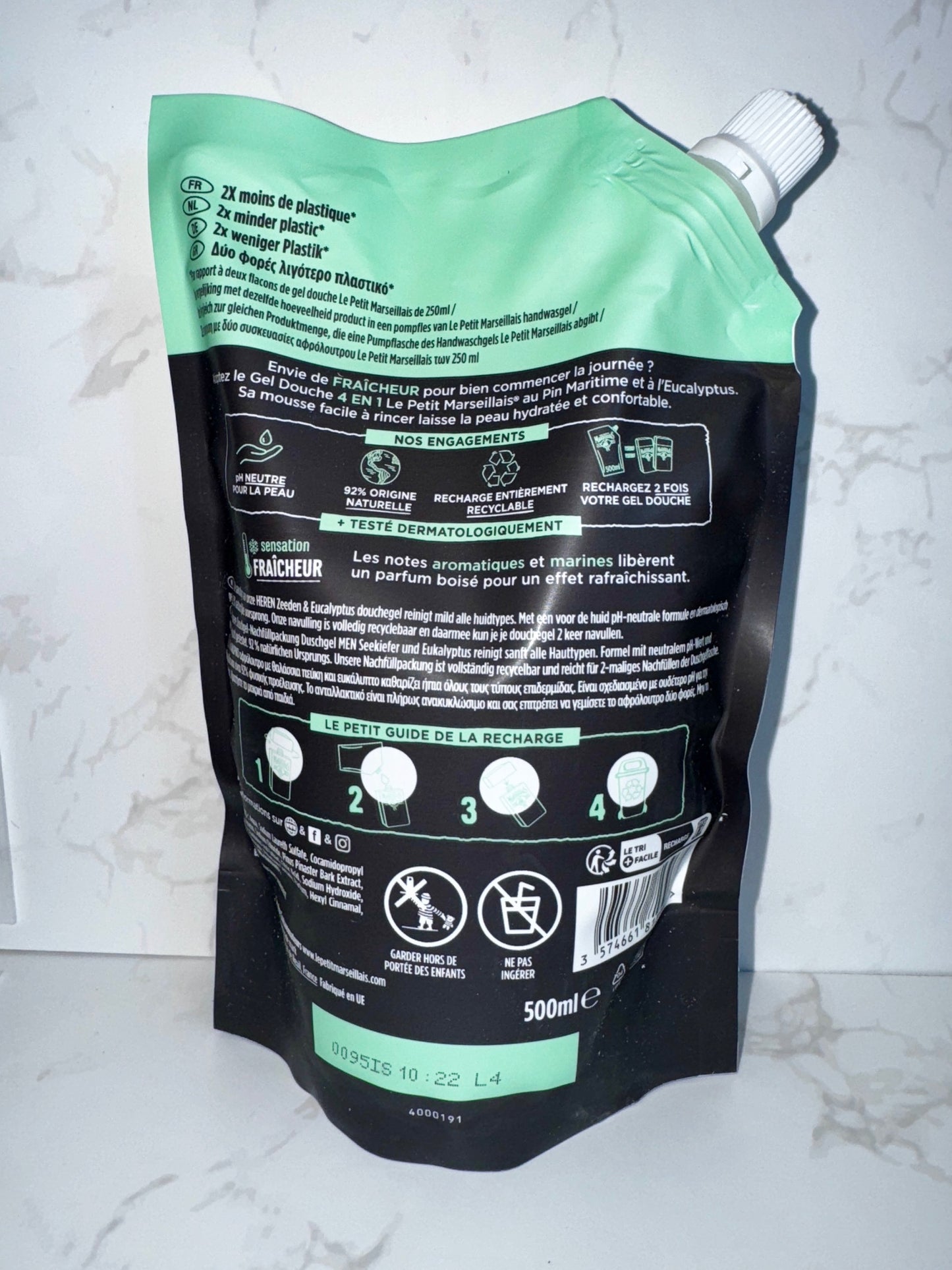 Le Petit Marseillais - Pin Maritime & Eucalyptus / Kiefer maritim & Eucalyptus 500ml NFP