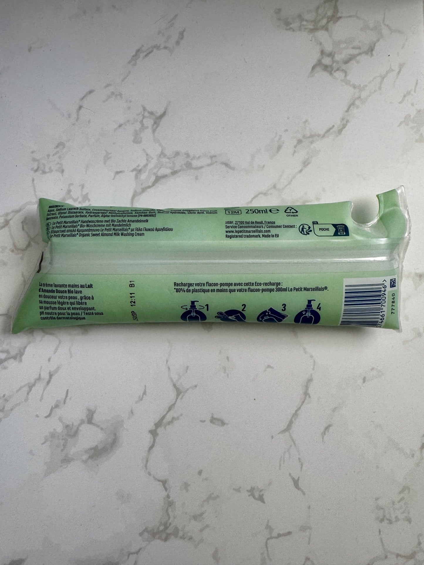 Le Petit Marseillais - Crème Lavante Mains Lait D'Amande douce / Flüssig-Creme-Seife Mandelmilch 250ml NFP