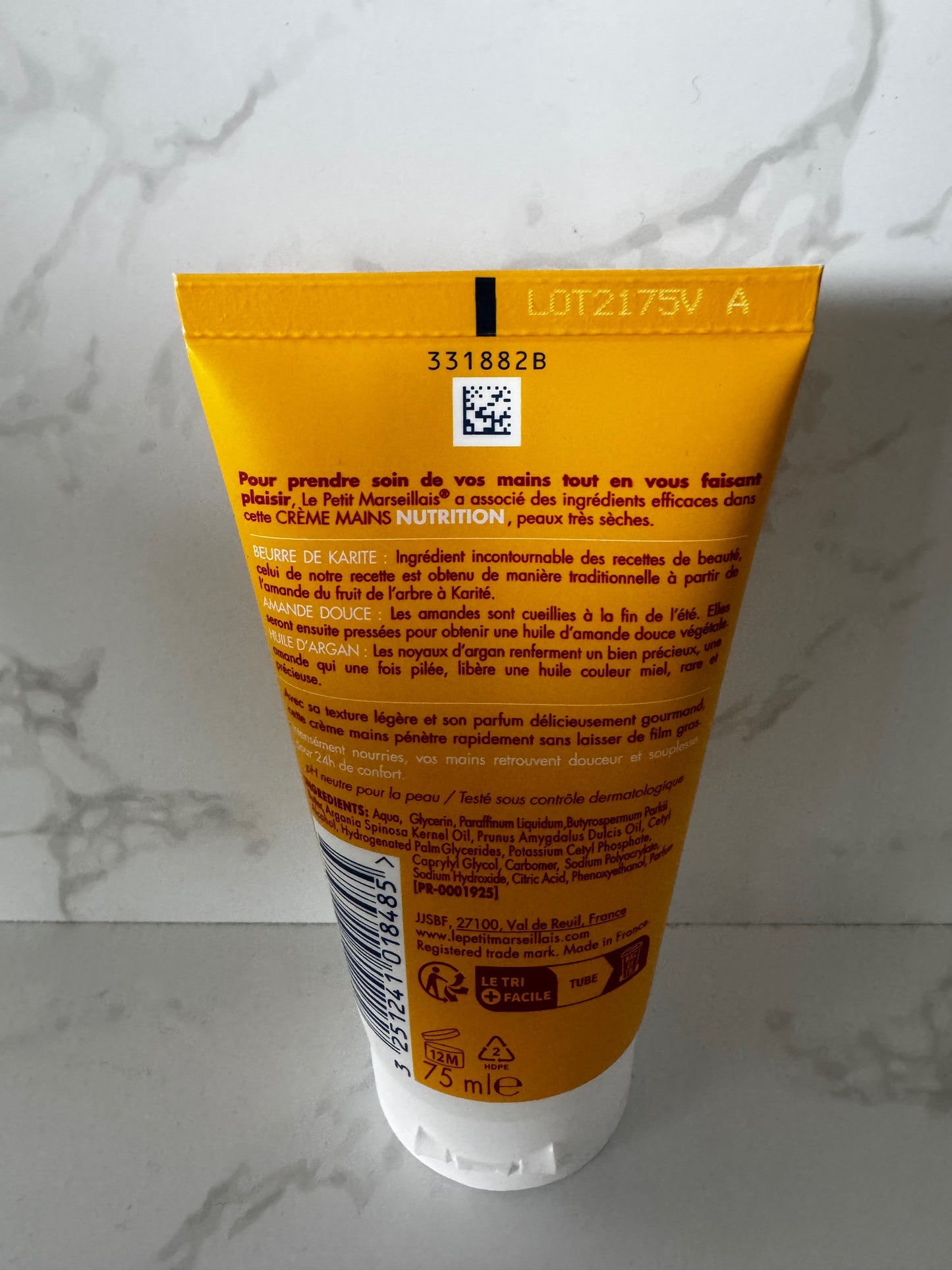 Le Petit Marseillais - Creme Mains Nutrition / Handcreme nährend 75ml