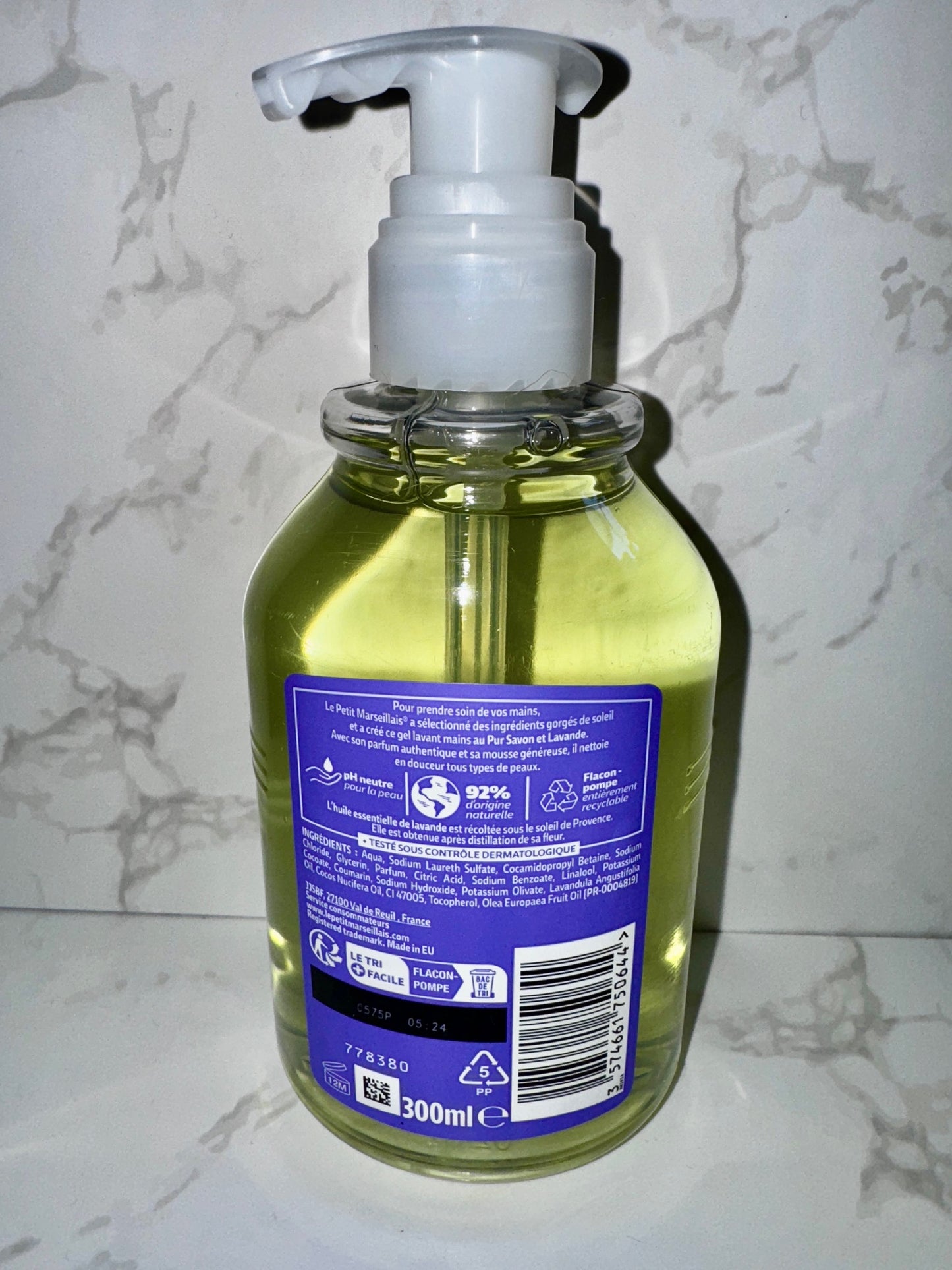 Le Petit Marseillais - Gel Lavant Pur Savon & Lavande / Flüssigseife Reine Seife & Lavendel 300ml