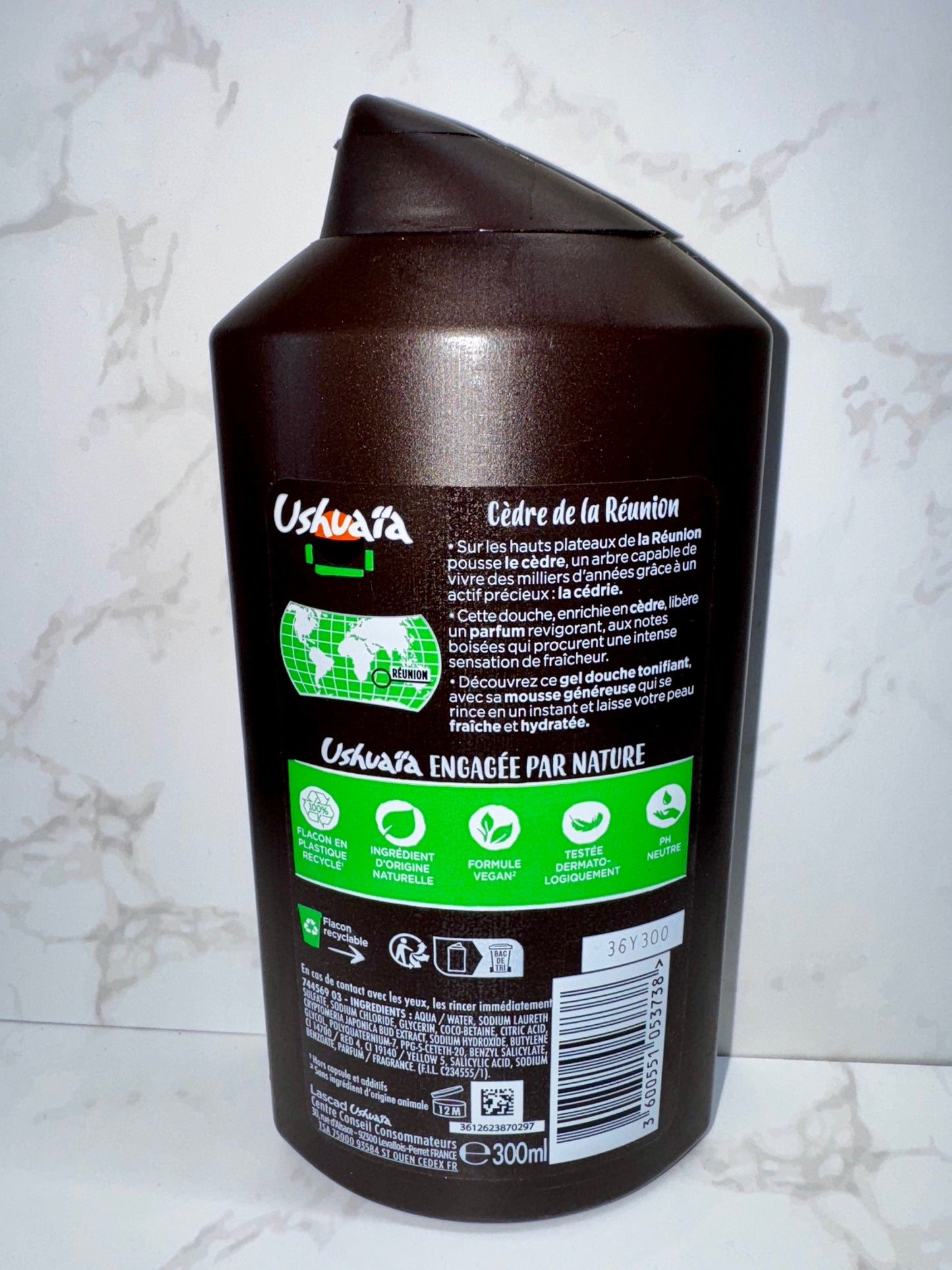 Ushuaïa - Gel Douche Tonifiant Cèdre / Zedern-tonisierendes Duschgel 300ml