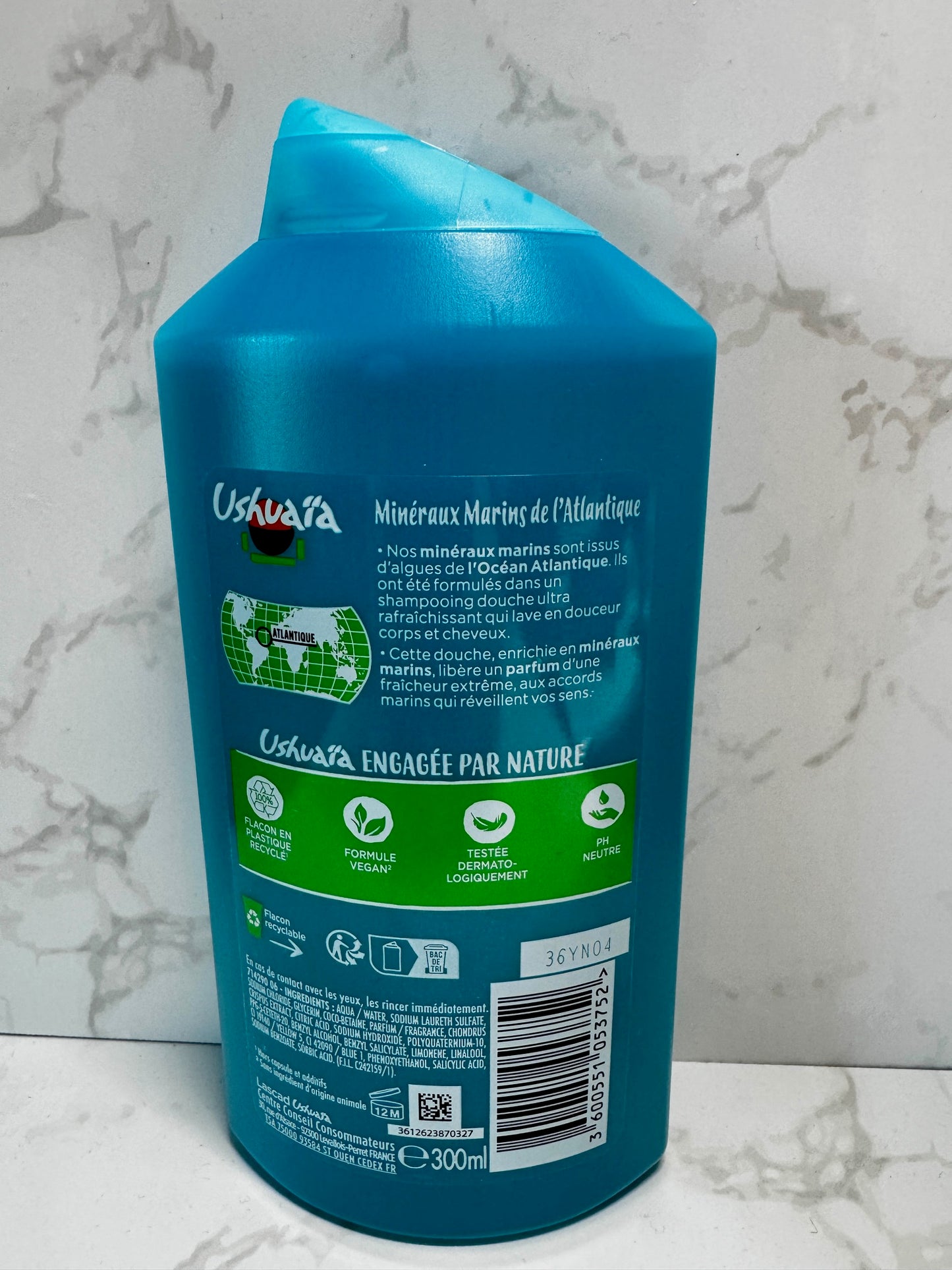 Ushuaïa - Shampooing & Douce Fraîcheur Intense Minéraux Marins / Duschgel & Shampoo Meeresmineralien 300ml