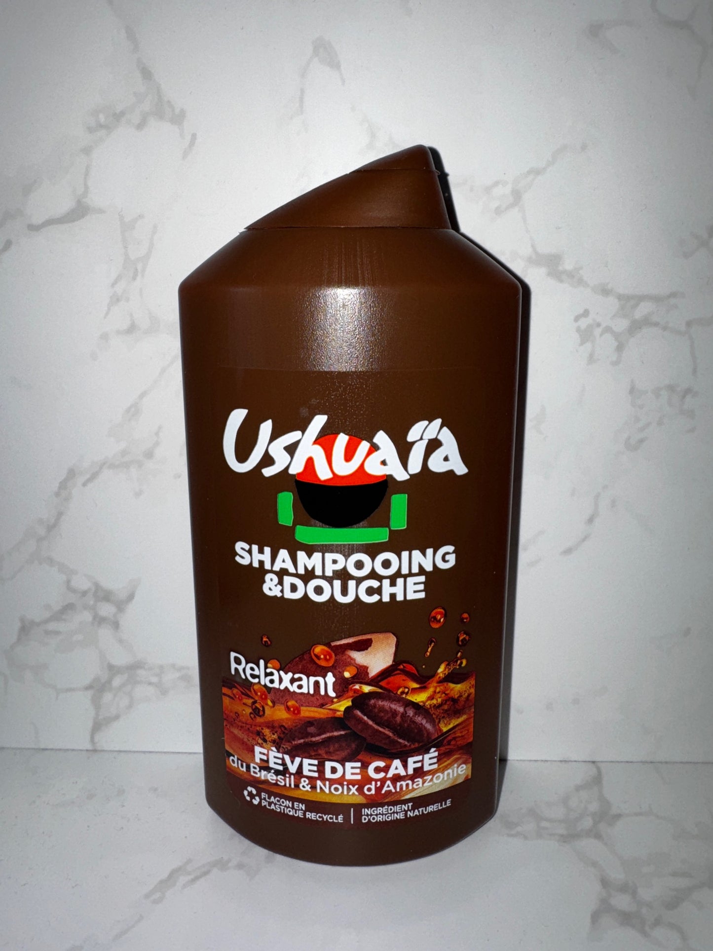 Ushuaïa Duschgel Fève de Café du Brésil – Mit Kaffeebohnenextrakt aus Brasilien, feuchtigkeitsspendend (300 ml)